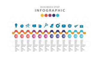 information mall för företag, modern företag steg diagram kalender i 3d stil, presentation vektor information