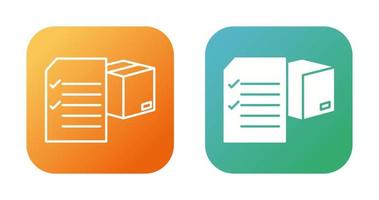 leverans checklista vektor ikon