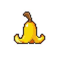 Banane schälen im Pixel Kunst Stil vektor