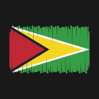 Guyana Flaggenvektor vektor