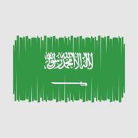 Saudiarabien flagga vektor