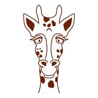 Giraffe Logo Symbol Design vektor