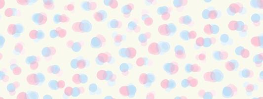 polka prickar blå röd mjuk roligt och lekfull design vektor vattenfärg rundor mönster och bläck klotter, uppsättning en grunge cirklar bakgrund, barn geometrisk fläckar och pastell sömlös vattenfärg rundor mönster
