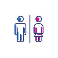 Toilette Zeichen Vektor zum Symbol Webseite, ui essentiell, Symbol, Präsentation