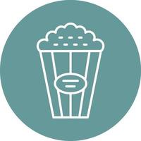 Popcorn-Icon-Stil vektor