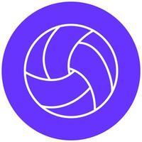 Strand Volleyball Symbol Stil vektor