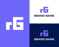 gm g m brev logotyp, monogram logotyp, minimalistisk logotyp, modern logotyp design mall vektor