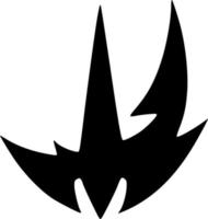 svart ikon form vektor