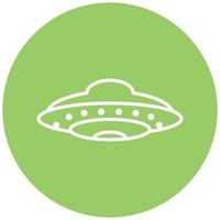 UFO Vektor Symbol Stil