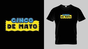 cinco de Mayo Festival T-Shirt Design, Mexikaner Festival Vektor T-Shirt Design