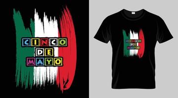 cinco de Mayo Festival T-Shirt Design, Mexikaner Festival Vektor T-Shirt Design