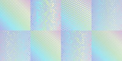 Hologramm Textur Muster, funkeln vereiteln Gradient vektor