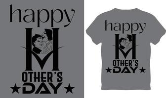 glad mors dag t-shirt design vektor