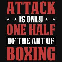 boxning tshirt design vektor