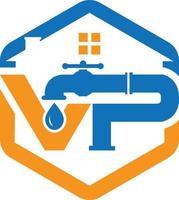 vp Klempner Logo Design vektor