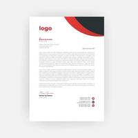 enkel kreativ modern brev huvud mallar för din projekt design, vektor illustration, a4 storlek