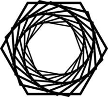 dynamisch Vektor Hexagon gestalten Das Sie können verwenden wie Logo, Symbol, Hintergrund, Symbol, usw.