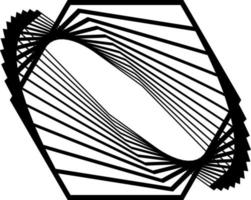 dynamisch Vektor Hexagon gestalten Das Sie können verwenden wie Logo, Symbol, Hintergrund, Symbol, usw.