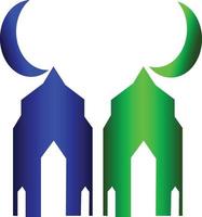 islamisch Bibliothek Logo Symbol vektor