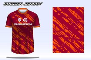 fotboll jersey sport t-shirt design attrapp för fotboll klubb vektor