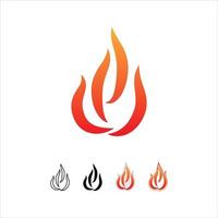 Feuer Flammensymbol vektor