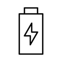 Batterieanzeigesymbol vektor