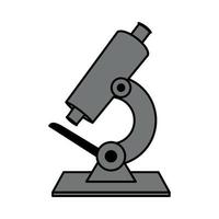 Mikroskop. Gekritzel Stil Symbol. vektor