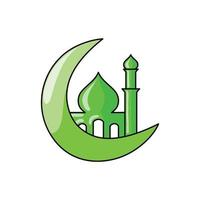moské islamic isolerat vektor design