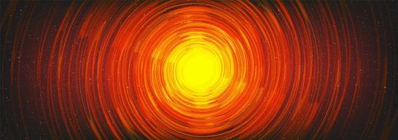 Vektorspirale Schwarzes Loch auf kosmischem Hintergrund vektor