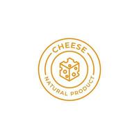 Vektor Käse Geschäft Logo Design Konzept Illustration Idee