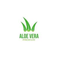 Vektor Aloe vera Logo Design Konzept Illustration Idee