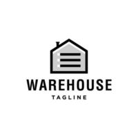 Fabrik Symbol Logo. Warenhaus Logo Design, einfach Garage Symbol Vektor Illustration