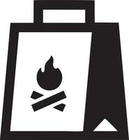 brand varm ikon symbol bild vektor. illustration av de fara brand bränna bild design. eps 10 vektor