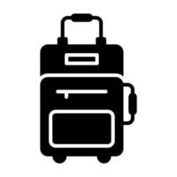 Reisen Tasche Vektor Design, Prämie Symbol von Gepäck im editierbar Stil