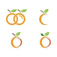 orange logotypdesign vektor