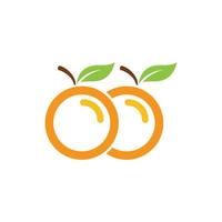 orange logotypdesign vektor