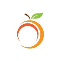 orange logotypdesign vektor