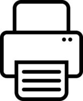 Drucker Symbol Vektor , dokumentieren Drucken Symbol.
