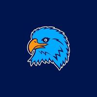 Vektor Illustration von Adler Maskottchen Logo