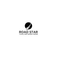 Star Straße Reise Star Vektor Auto Geschwindigkeit Logo