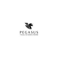 Pegasus Logo Vorlage Vektor .