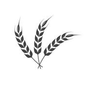 landwirtschaft, weizen, logo, schablone, vektor, symbol vektor