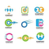 Kreis Ring Logo Vektor zum Geschäft Design