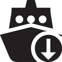 Boot Symbol Symbol Design Vektor Bild. Illustration von das Schiff Boot Transport Design Bild. eps 10.