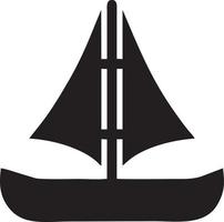 Boot Symbol Symbol Design Vektor Bild. Illustration von das Schiff Boot Transport Design Bild. eps 10.