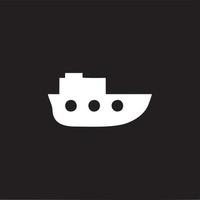 Boot Symbol Symbol Design Vektor Bild. Illustration von das Schiff Boot Transport Design Bild. eps 10.