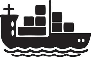 Boot Symbol Symbol Design Vektor Bild. Illustration von das Schiff Boot Transport Design Bild. eps 10.