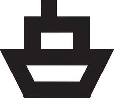 Boot Symbol Symbol Design Vektor Bild. Illustration von das Schiff Boot Transport Design Bild. eps 10.