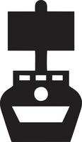 Boot Symbol Symbol Design Vektor Bild. Illustration von das Schiff Boot Transport Design Bild. eps 10.