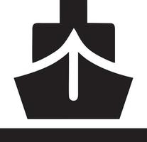 Boot Symbol Symbol Design Vektor Bild. Illustration von das Schiff Boot Transport Design Bild. eps 10.